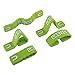 3 Pack Multi-Function Magnetic Silicone Band Durable Reusable Cable Tie/Smartphone Stand/Earbud Holder/Fridge Magnets/Money Clips/Bookmark/Hanger Organizer. Silicone Clip Wrapping Solution.