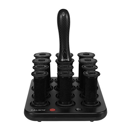 Calista Nouveau Heated Velvet Rollers, 12 Hot Rollers for TangleFree