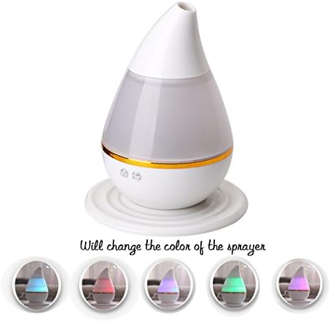 250ml Cool Mist Humidifier With Aromatherapy Essential Oil Drop Diffuser, With 7 Adjustable LED Lights, Ultrasonic Pure Silent Technology, Filter, Car Air Freshener Cool Mist Mode Adjustment