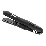 B-Qtech Cordless Travel Flat Iron Hair Straightener - Ceramic Tourmaline Flat Iron with Adjustable Temp USB Charging