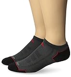 adidas Men's Climacool II No Show Sock (2-Pair), Graphite/Black/Light Scarlet, Size 6-12
