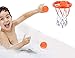 ALLCELE Kids Bath Basketball Hoop & Balls Playset for Preschool Boys & Girls | Bathtub Shooting Game for Kids & Toddlers | Suctions Cups That Stick to Any Flat Surface + 3 Balls Included