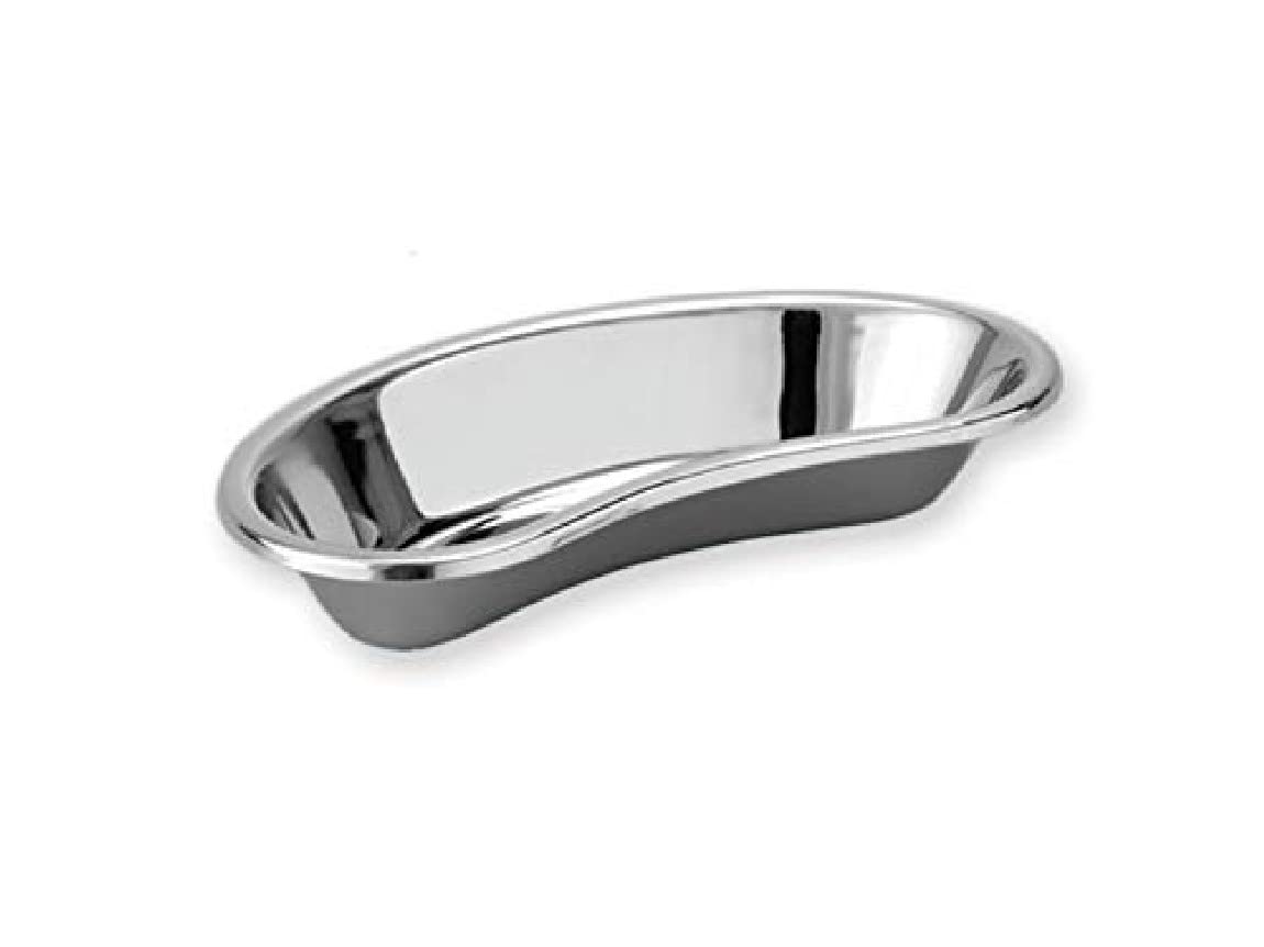 GIMA 26641 Stainless Steel Economic Kidney Dish, 6", 162 mm x 77 mm x 31 mm - capacity 190 ml