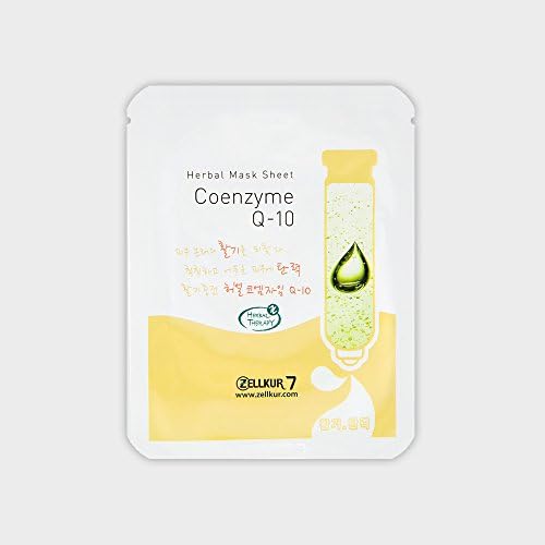 Zellkur Coenzyme Mask Sheet Pack, pack of 10