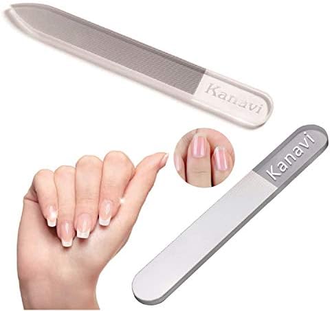 Kanavi 爪やすり 爪磨き ガラス製 最新ナノ技術が生んだ全く新しい ネイルケア
