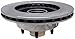 ACDelco Silver 18A183A Front Disc Brake Rotor and Hub Assembly