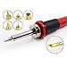 17pcs Wood Burning Kit Creative Woodburner Set with Adjustable Temperature Soldering Pyrography Wood Burning Pen, Embossing/Carving/Soldering Tips