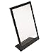 Deflecto Superior Image Slanted Sign Holder, Tabletop and Desk, Vertical, 8.5