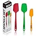 Spatulas Silicone Heat Resistant - (3 pack) - Professional Grade Non Stick Flexible Kitchen Spatula Set for non stick cookware