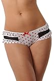Velvet Kitten Women's Valentine Polka Dot Boyshort Panty