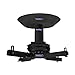 QualGear Pro-AV QG-KIT-CA-3IN-B Single Joist Ceiling Adapter, 3" 1.5" Projector Mount Kit Accessory, Black