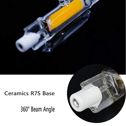 EBD Lighting 78mm 5W R7S LED Bulb (3 Pack) 75W Halogen Equivalent 78mm JType 5W 120V R7S Base