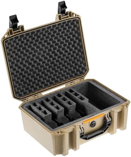 Amazon.com: Pelican Vault V200 Long Case with Foam (Yellow