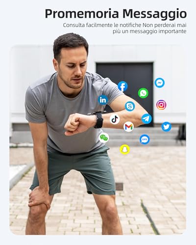 Parsonver Smartwatch for Men and Women with 5ATM Waterproof for Swimming, Fitness Watch with 100+ Sports, Heart Rate, Sleep, Calories, SpO2, Smart Watch for iPhone Android (Black, 1.8 Inches)
