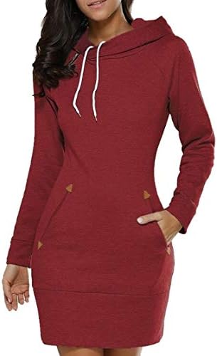 red hooded sweatshirt dress