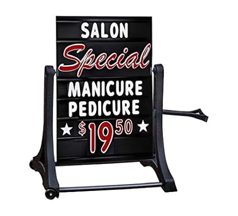 Rolling Swinger Deluxe Message Board A Frame Changing Message