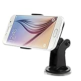 Car Mount, Iwotou Universal Windshield Dashboard Air Suction Car Mount Holder Dock for Samsung Galaxy S6/S6 edge,iPhone 6s/6/6 plus, LG G4/G3, HTC ONE M9/M8, SONY Z3/Z4, Smartphones so on