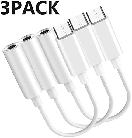 Type C/USB C to 3.5mm Headphone Audio Jack Adapter,JANYONE USB-C to 3.5mm Female Aux Microphone Connector Cable for Motorola Moto Z, Le 2/Le Pro 3 and Other Type C Devices (02)