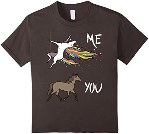 unisex-child Cute Unicorn You Me T-shirt VAM studio 10 Asphalt