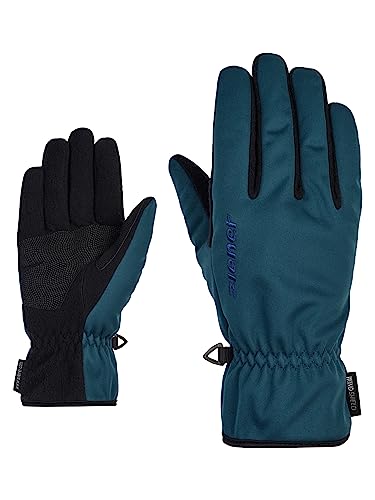 Ziener Gants Fonctionnels/d'extérieur pour Homme - Coupe-Vent et Respirant - Bleu Marine - Taille 8,5
