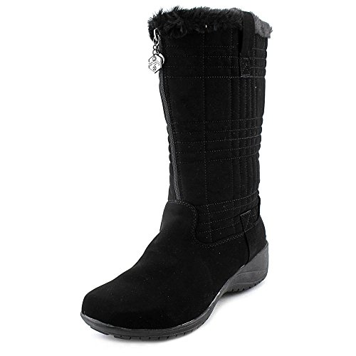 Khombu Women's Anora KH Cold Weather Boot, Black Supple, 8 M US