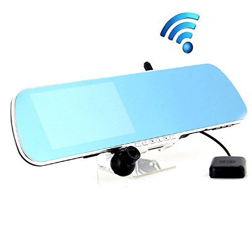 HOCN-5-Inch-Touch-Screen-Android-40-Car-DVR-GPS-Rearview-Mirror-Vehicle-Camera-Video-Recorder-Dash-Cam-H264-Gs