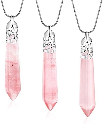Dipped Raw Natural Crystal Quartz Drop Chakra Necklace Gold Plate Alloy Chain