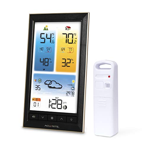 image for AcuRite 01201M Vertical Wireless Color Weather Station with Indoor/Out