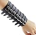 Simplicity Faux Leather Gauntlet Wristband Medieval Bracers Wrist Band, Buckle