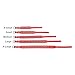 Aolove Mushrooms Spiked Rivet Studded Adjustable Pu Leather Pet Collars for Cats Puppy Dogs (Medium, Red)