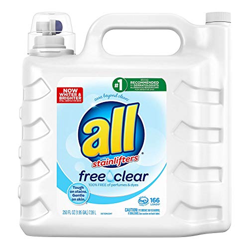 all 2X Ultra with Stainlifter Free & Clear (250 oz., 166 loads) (pack of 2)