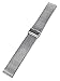 TFSeven 22mm Strap Bracelet Pin Buckle Silver Fashion DIY 304 Stainless Steel Mesh Watch Bands