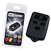KEYGUARDZ Black Rubber Keyless Entry Remote Key Fob Skin Cover Protector