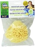 Baby Buddy’s Natural Baby Bath Sponge 4-5” Ultra Soft Premium Sea Wool Sponge Soft on Baby’s Tender Skin, Biodegradable, Hypoallergenic, Absorbent Natural Sea Sponge