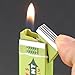 Empty Mini Chewing Gum Smoke Cigar Pipe Flame Butane Lighter Fire Starter Green