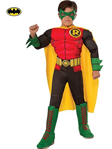 Rubie's Costume DC Superheroes Deluxe Robin Child Costume