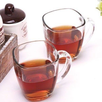 My Tea Cup Tea and Coffee Cup Set in, 170ml(Transparent)