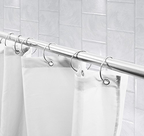 image for Geelyda Loose Leaf Binder Rings, Nickel Plated Shower Curtain Hooks Op