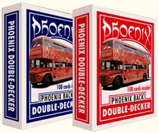 Phoenix Double Decker (Red and Blue) by Card-Shark - Trick