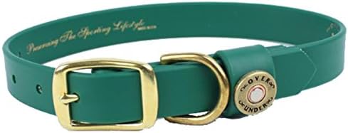Over Under Water Dog Collar-Green-17"