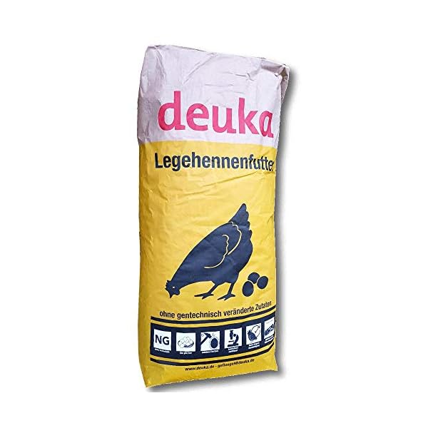 Deuka NG Mangime Galline Ovaiole senza Gentechnik 25 kg Mangimi Mangimi Pollo Gene-Libero Geflügelfutter