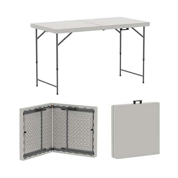 Home Vida Folding Table 4ft Wetall