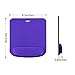 NEX Mouse Pad Wrist Rest Pad Comfortably Made of Memory Foam for Surfing and Gaming (Purple)