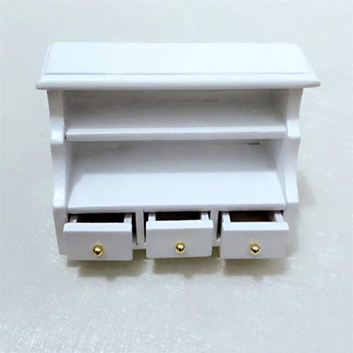 image for Kasien Dollhouse Accessory Mini Bathroom Cabinet, Mini Dollhouse Furni