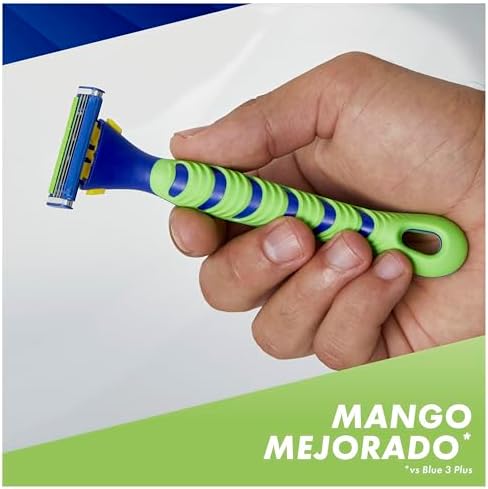 Navalha masculina com sensor sensível 3+ e 9 recargas