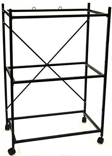 YML 3-Shelves Stand for Pet Cages, Black