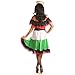 Disiao Sassy Mexican Style Costume Dress for Women Halloween Party