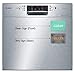 Dishwasher Magnet Clean Dirty Sign, Double Sided Dishwasher Magnet Flip with Strong Magnet and Adhesive Tapes for All Dishwasher, 1 Piece (Green + Gray)