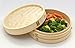 Zoie + Chloe Bamboo Steamer Basket - 2-Tier Dumpling Steamer for Cooking with 2 Reusable Cotton Liners for Bao, Dim Sum, Veggies, Asian Steamed Buns -Stackable, Space-Efficient - 10-Inch Steam Basket
