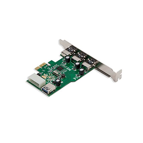 Syba 4 Port USB 3.0 Pcie 2.0 X1 Controller Card Components Other SD-PEX20137